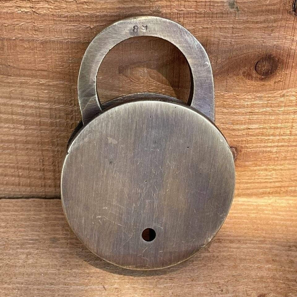 Volkswagen Solid Brass Lock and Keys With Antique Finish (3.25" x 2.25") - Jones Peak