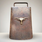 Western Cow Bell With Steer Head - Jones Peak