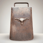 Western Cow Bell With Steer Head - Jones Peak