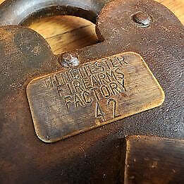 Winchester Firearms Factory Cast Iron Lock & Keys With Antique Finish (3" x 5") - Jones Peak