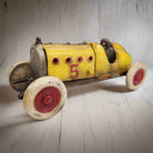 Yellow Racer Cast Iron Car - Jones Peak